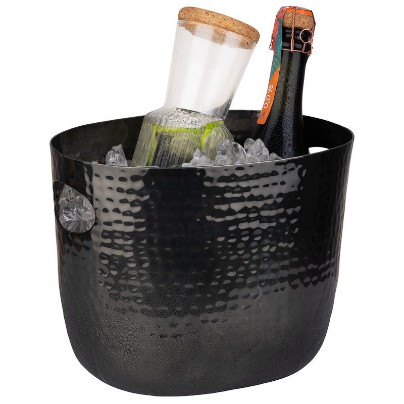 Wine / Champagne Bowl Hammered Aluminum