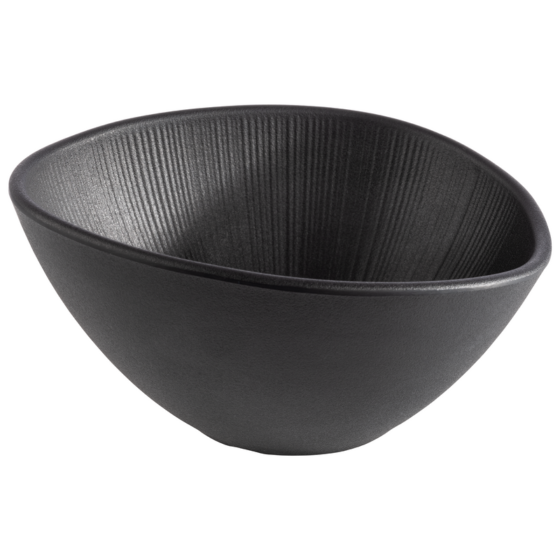 NERO Melamine Black Bowl
