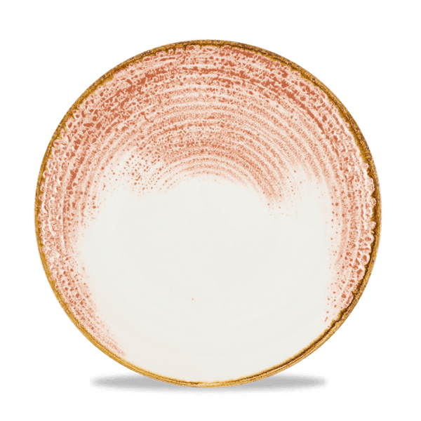 Homespun Accents Coral Evolve Coupe Plate 26cm