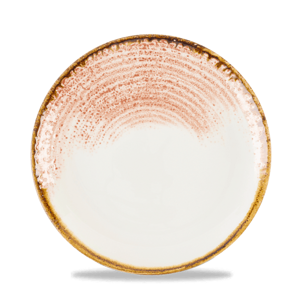 Homespun Accents Coral Evolve Coupe Plate 21.7cm