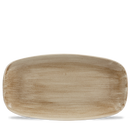 Stonecast Patina Antique Taupe Oblong Chefs Plate 35.5 x 18.9cm