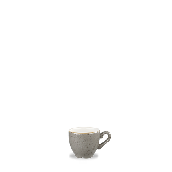 Stonecast Peppercorn Grey Espresso Cup, 100ml