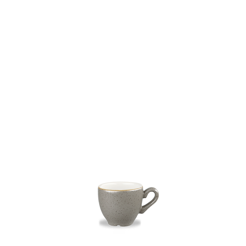 Stonecast Peppercorn Grey Espresso Cup, 100ml