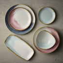 Stonecast Accents Petal Pink Chefs’ Oblong Plate 29.8 x 15.3cm