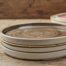 Stonecast Patina Burnished Green Walled Plate 26cm
