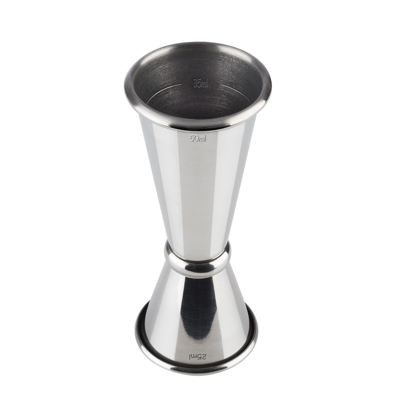 Cocktail Jigger Japanese Style Stainless Steel Mirror  25/50ml