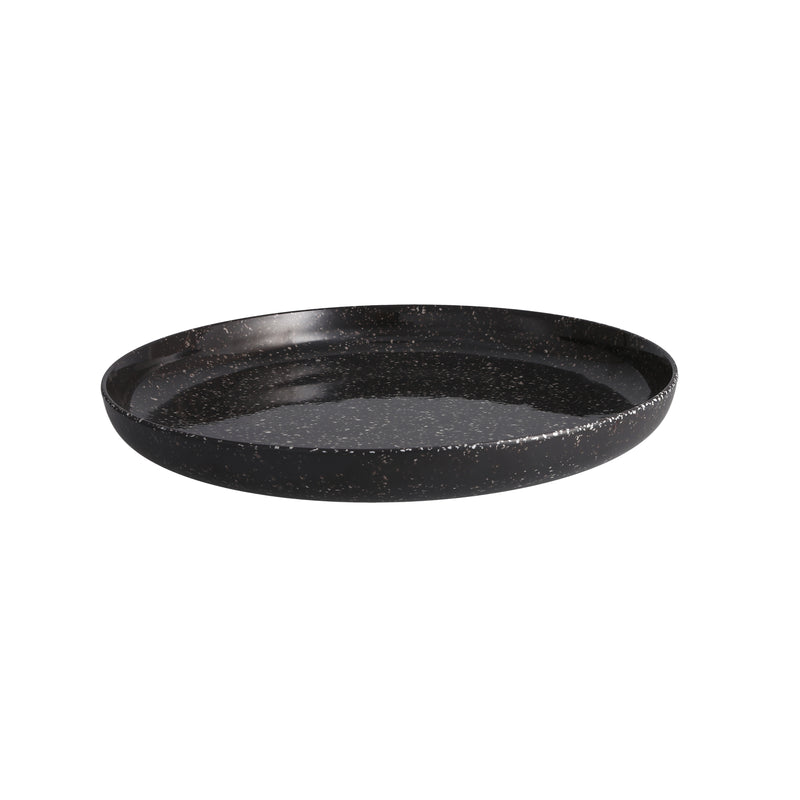 Camp Charcoal Melamine Coupe Round Plate 27.7 cm