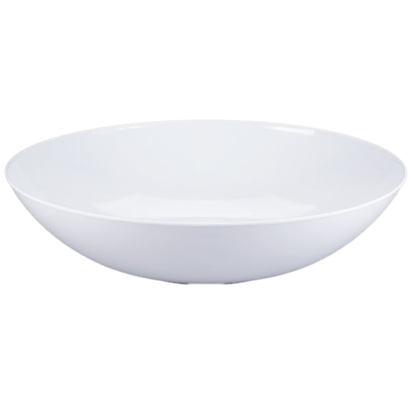 Round Melamine Display Bowl 60cm - White