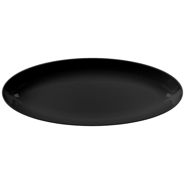 Oval Melamine Deep Platter 76x30cm - Black
