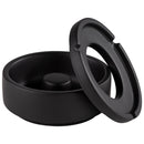 Ashtray -ELEMENT- concrete, black