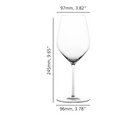 HI-LITE Bordeaux glass 679 ML