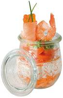 Weck-Glasses Transparent Glass With Lid 0.22L