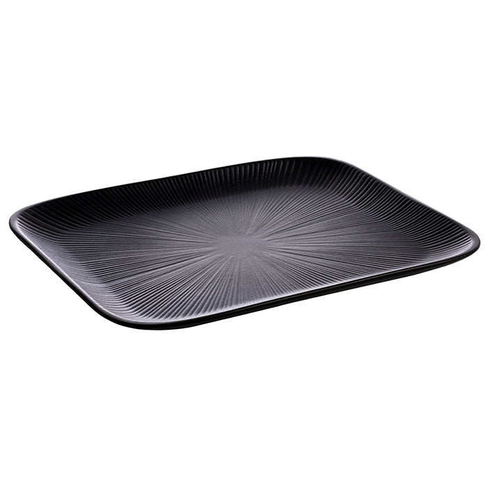 NERO GN Black Melamine Tray