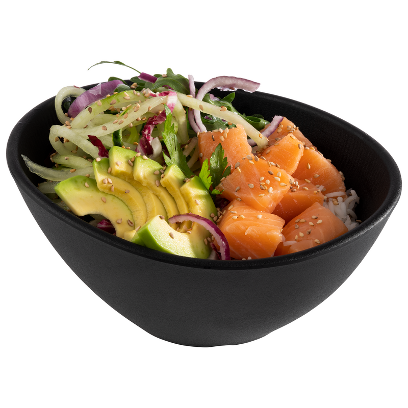 NERO Melamine Black Bowl