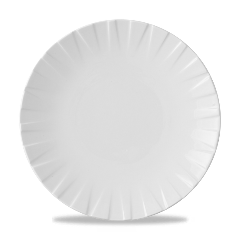 Alchemy Abstract Feature Coupe Plate White 235 mm