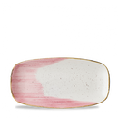 Stonecast Accents Petal Pink Chefs’ Oblong Plate 29.8 x 15.3cm