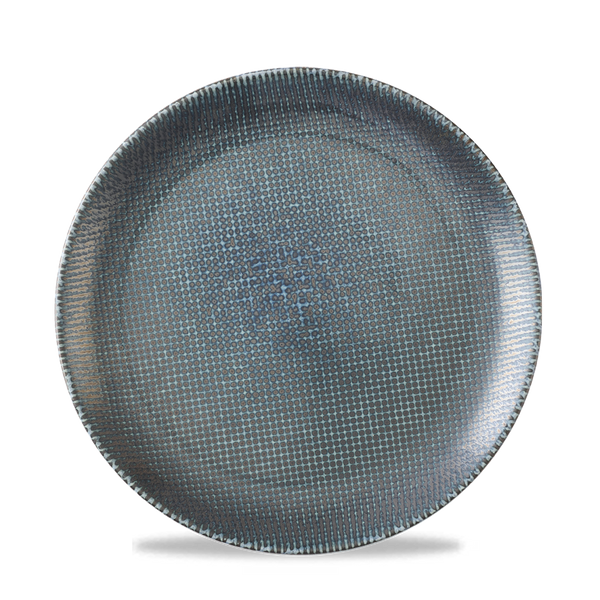 Studio Prints Astro Metallic Blue Coupe Plate 21.7cm