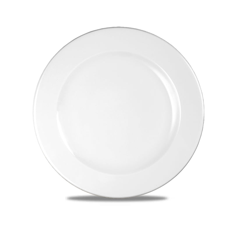 Profile Rimmed Plate 17cm - White