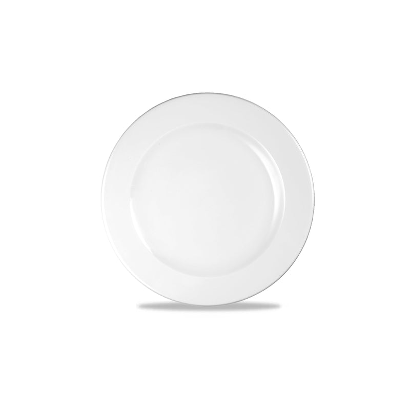 Profile Rimmed Plate 17cm - White