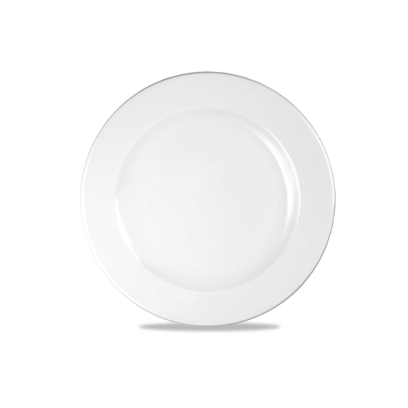 Profile Rimmed Plate 17cm - White