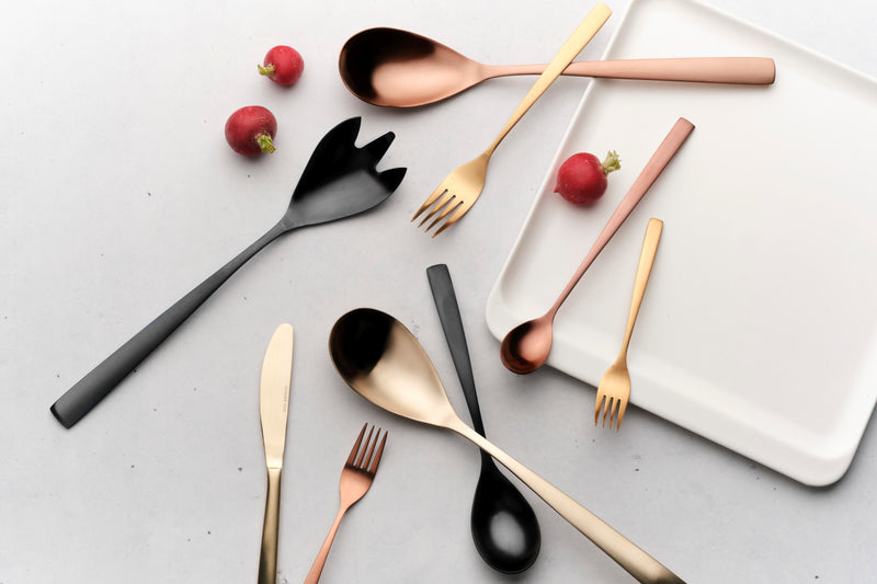 ORO BCN Colors Gold Stainless Steel Flatware
