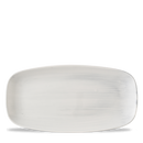 Stonecast Canvas Grey Chefs’ Oblong Plate 29.8 x 15.3cm