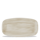 Stonecast Canvas Natural Chefs Oblong Plate 29.8cm x 15.3cm