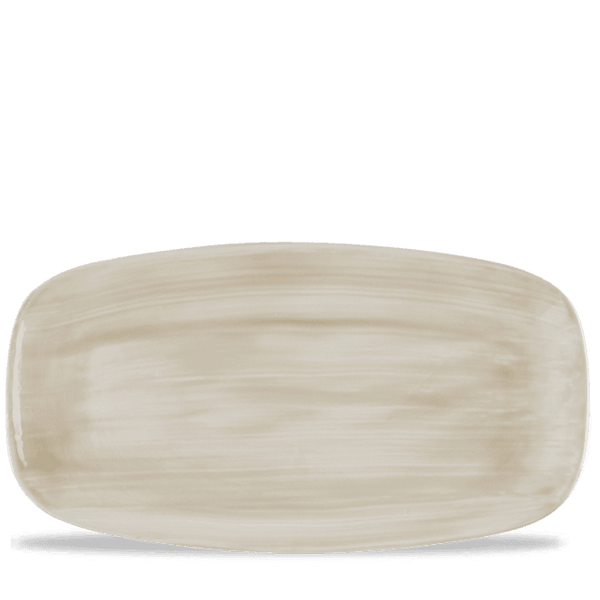 Stonecast Canvas Natural Chefs Oblong Plate 35.5cm x 18.9cm