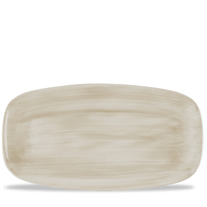 Stonecast Canvas Natural Chefs Oblong Plate 35.5cm x 18.9cm