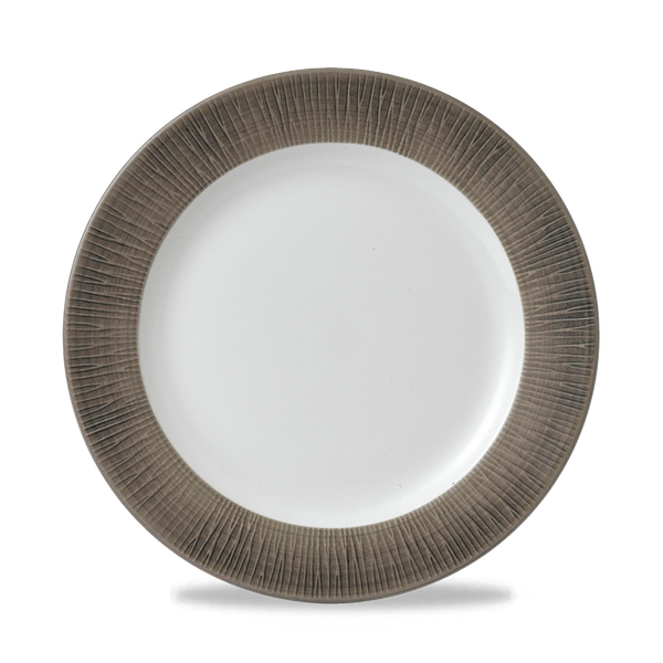 Bamboo Spinwash Dusk Footed Plate 26.1cm