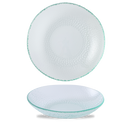 Isla Glass Clear Organic Bowl 24.5 cm