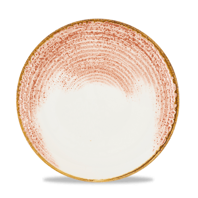 Homespun Accents Coral Evolve Coupe Plate 26cm