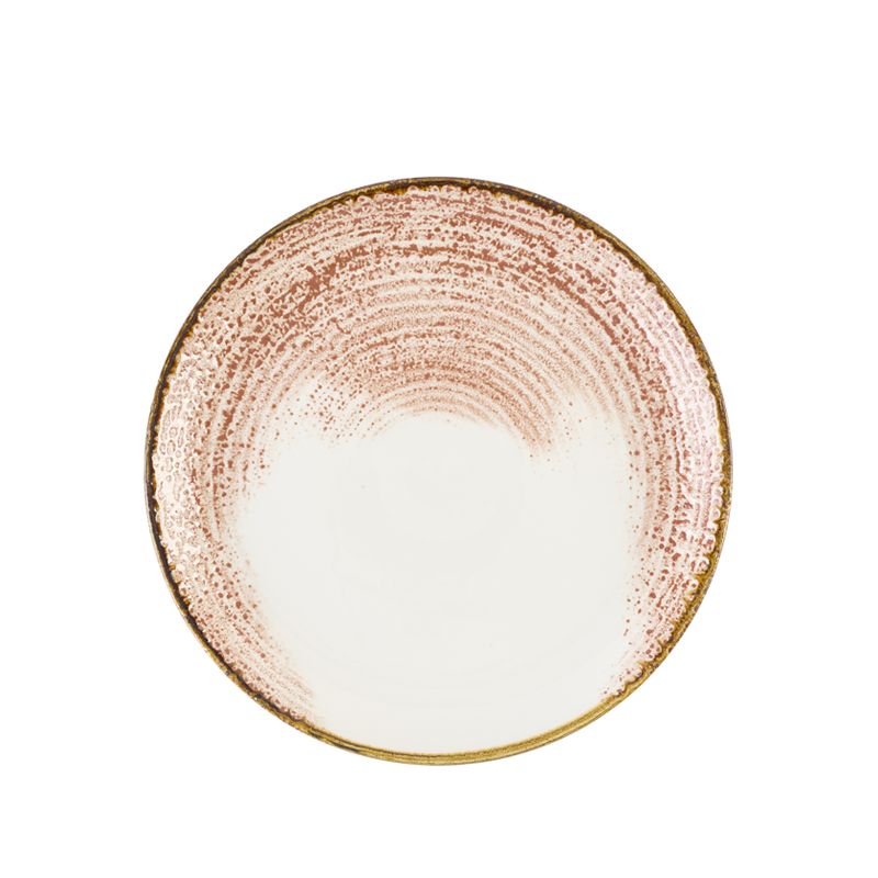 Homespun Accents Coral Coupe Plate 26cm