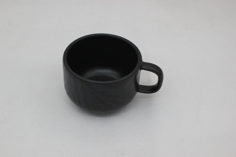 Urban Tea Cup Black Sand Wood