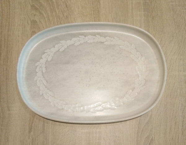 UNO Oval Platter 33cm Speckle Chalk Melissa