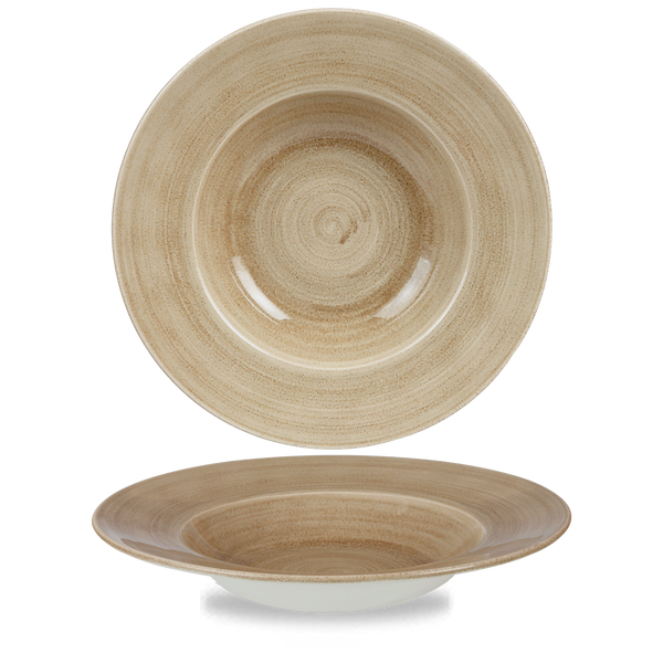 Stonecast Patina Antique Taupe Wide Rim Bowl 46.8 cl