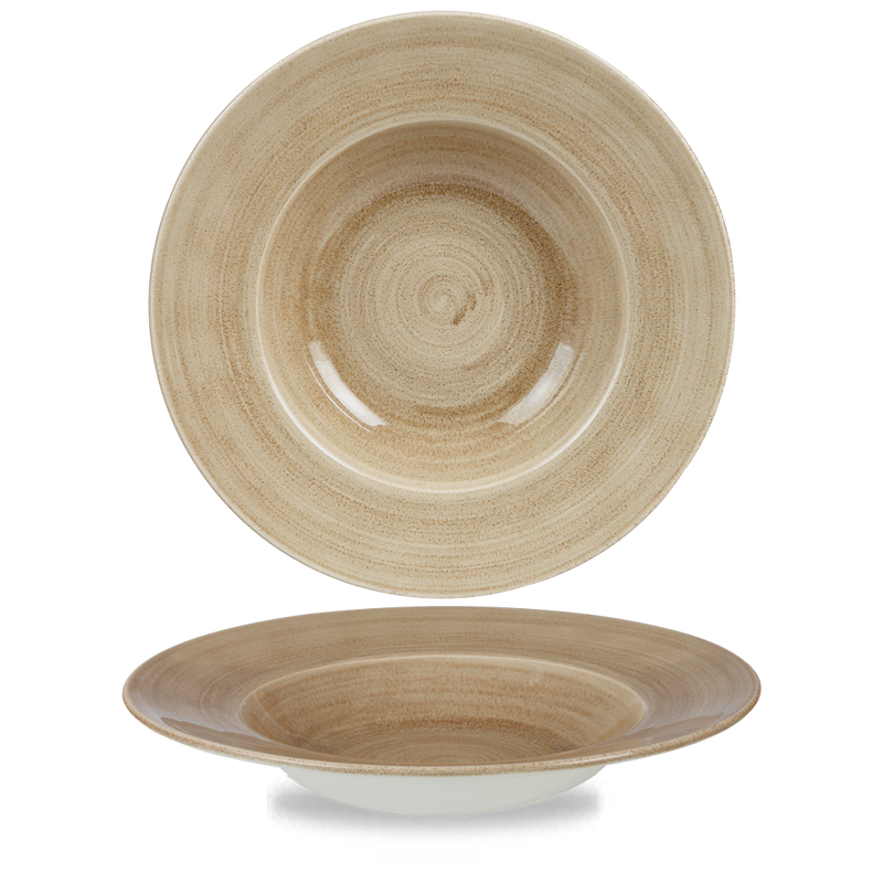 Stonecast Patina Antique Taupe Wide Rim Bowl 46.8 cl