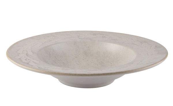 Coupe Pasta Plate 27 cm Speckle Chalk Melissa