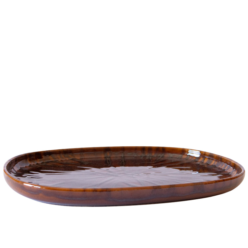 UNO Oval Platter 33 cm Tropical Vulcano