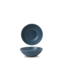 Nourish Oslo Blue Contour Shallow Bowl 260ml