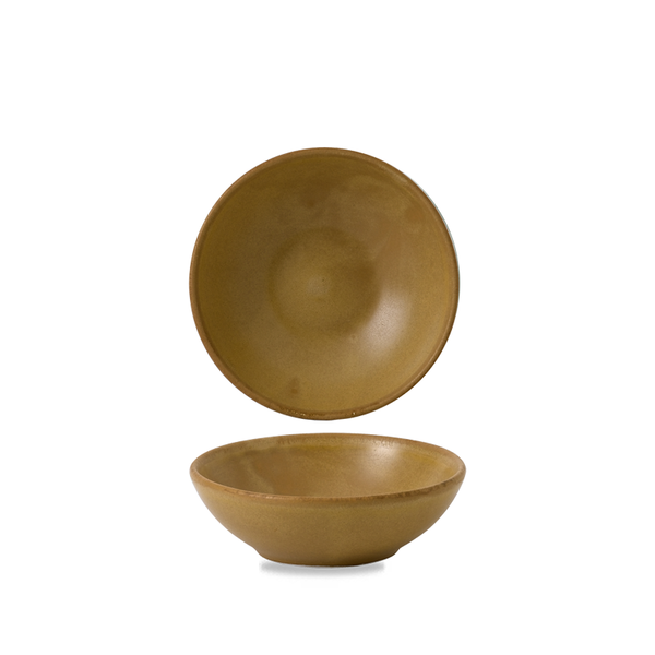 Nourish Petra Sand Contour Shallow Bowl 260ml