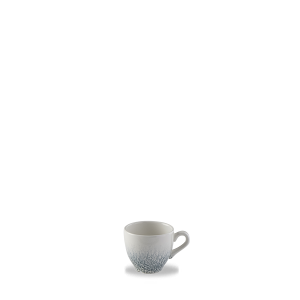 Raku Topaz Blue Espresso Cup / Saucer