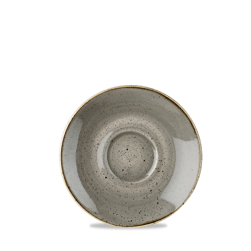 Stonecast Peppercorn Grey Cappuccino Cup / Saucer