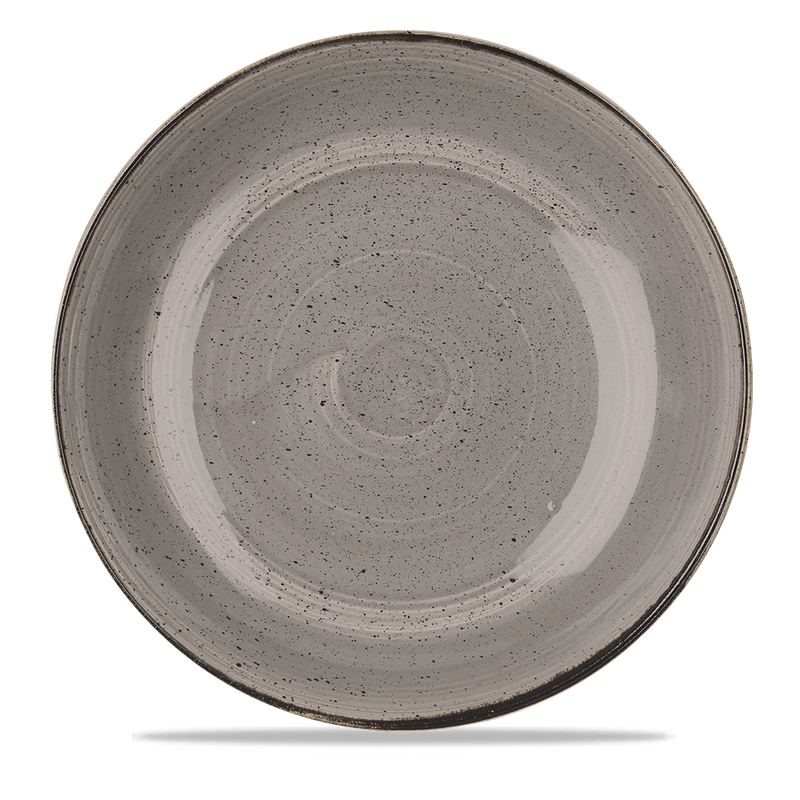 Stonecast Peppercorn Grey Coupe Bowl, 240cl