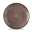Stonecast Raw Brown Coupe Plate 26cm