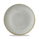 Stonecast Raw Grey Coupe Plate 26cm