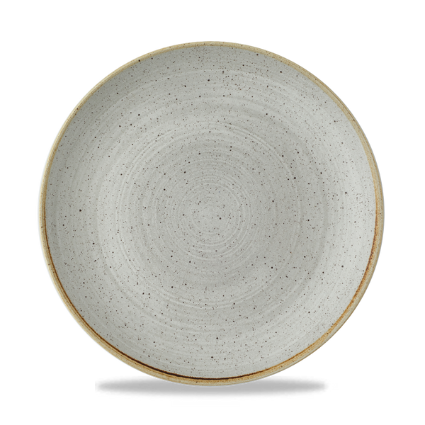 Stonecast Raw Grey Coupe Plate 26cm