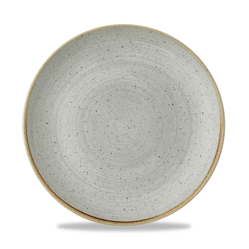 Stonecast Raw Grey Coupe Plate 26cm