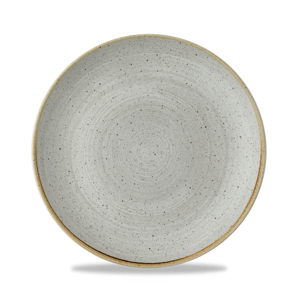 Stonecast Raw Grey Coupe Plate 21.7cm