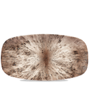 Studio Prints Stone Zircon Brown Chefs’ Oblong Plate 35.5 x 18.9cm